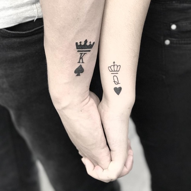 tatuagens para casal pequenas
