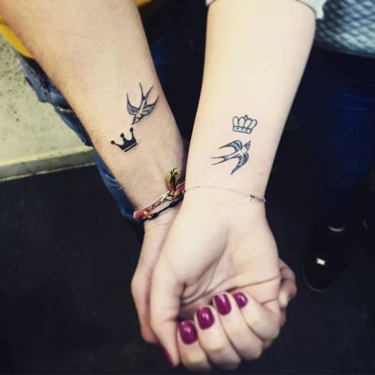 tatuagens pequenas para casal