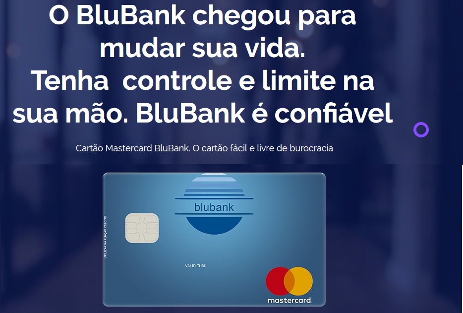 blubank cartão de credito sem burocracia