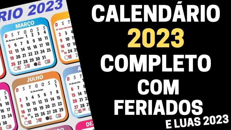 Veja os feriados nacionais de 2023 no Brasil