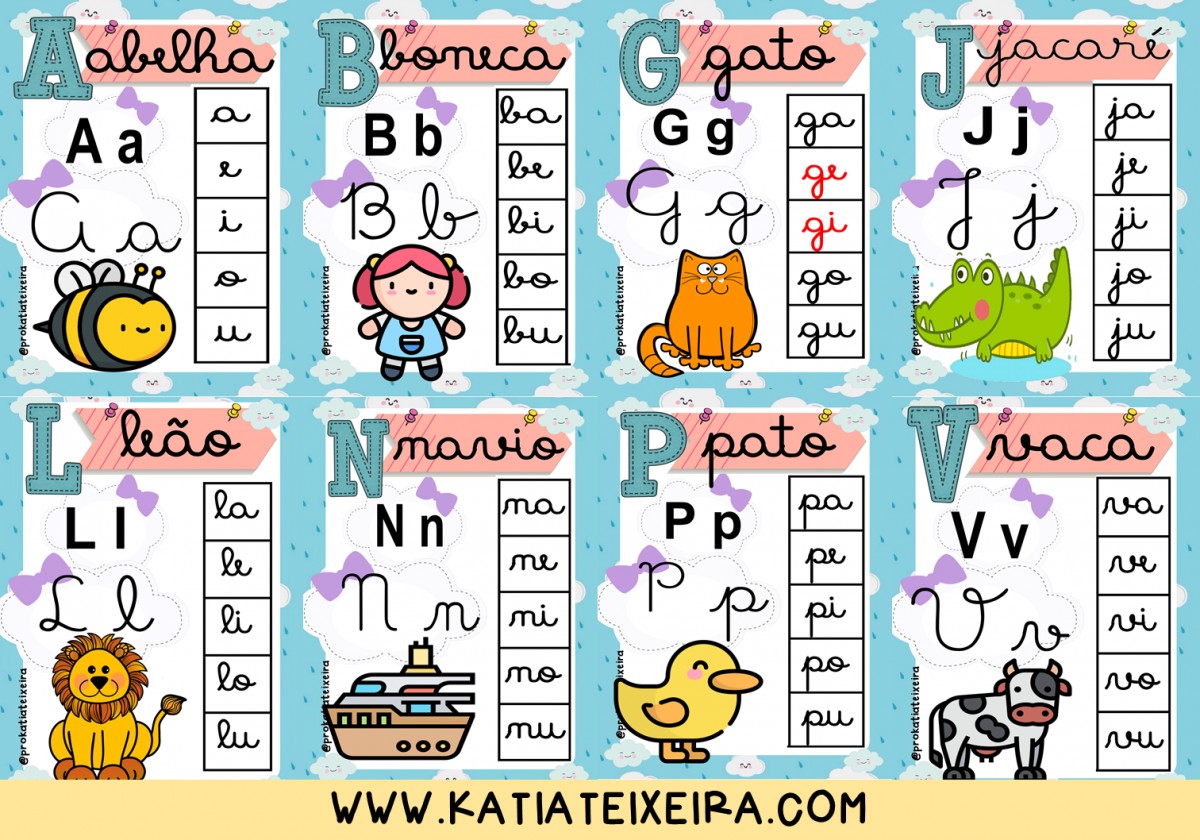 ALFABETO COMPLETO PARA IMPRIMIR – Digitei