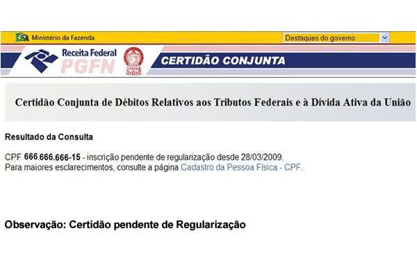 COM TIRAR A CERTIDÃO NEGATIVA DO CPF NA RECEITA FEDERAL