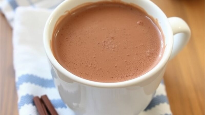 COMO FAZER CHOCOLATE QUENTE SIMPLES