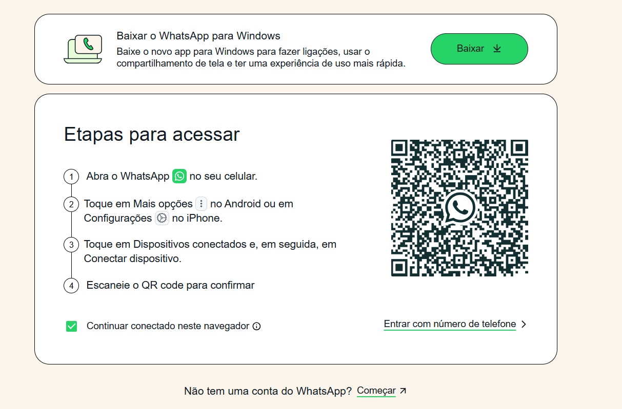 whatsapp web qr code