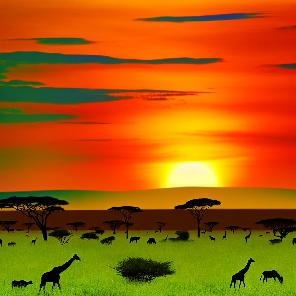 POR DO SOL ÁFRICA: AS FOTOS MAIS INCRÍVEIS DA SAVANA