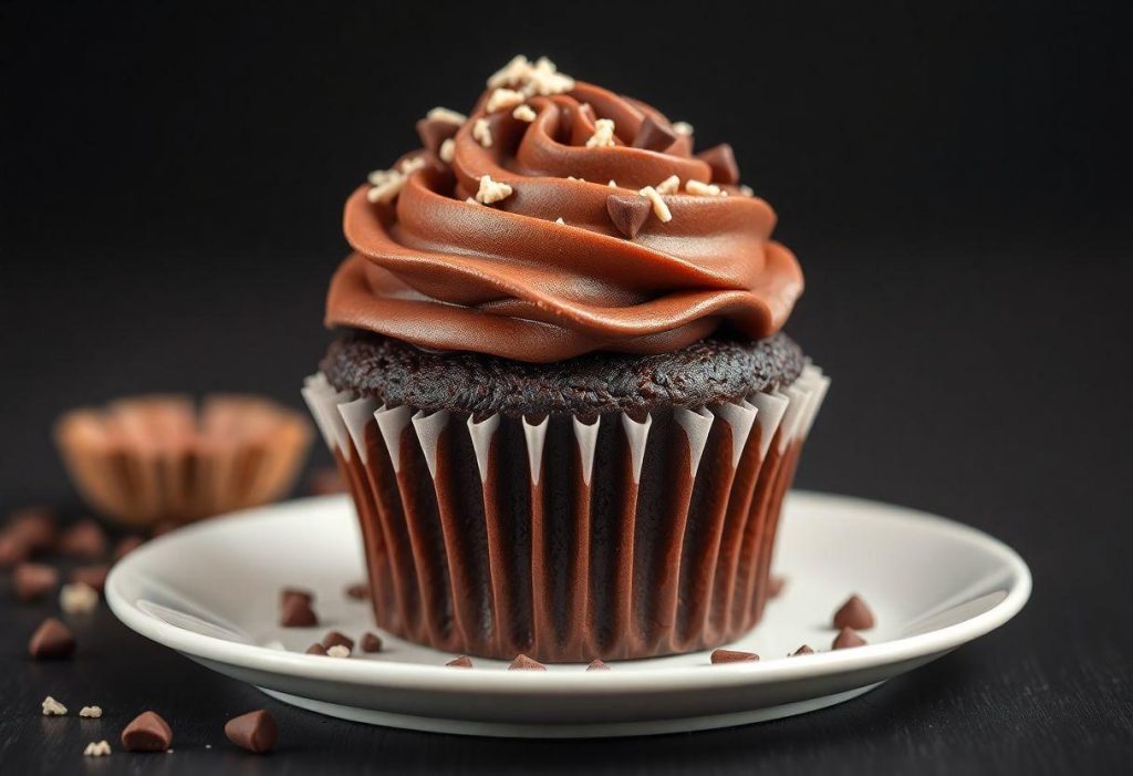 Cupcake de Chocolate com Recheio