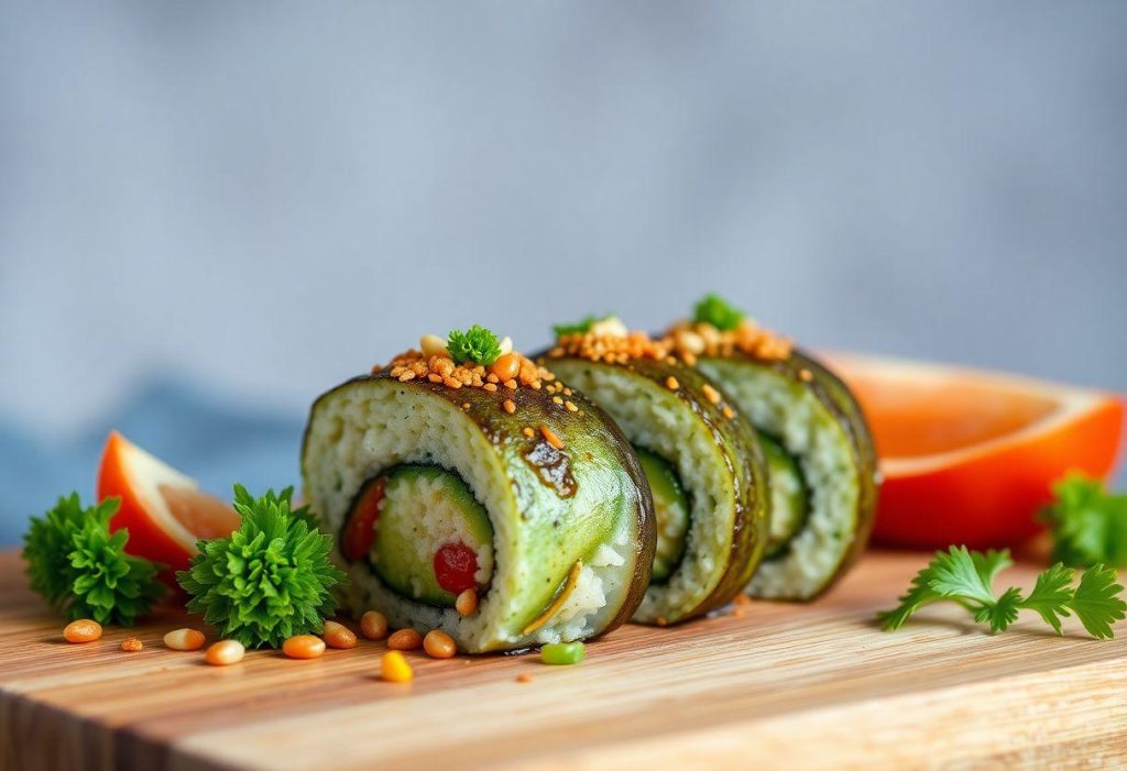 Receita de Temaki de Salmao Grelhado