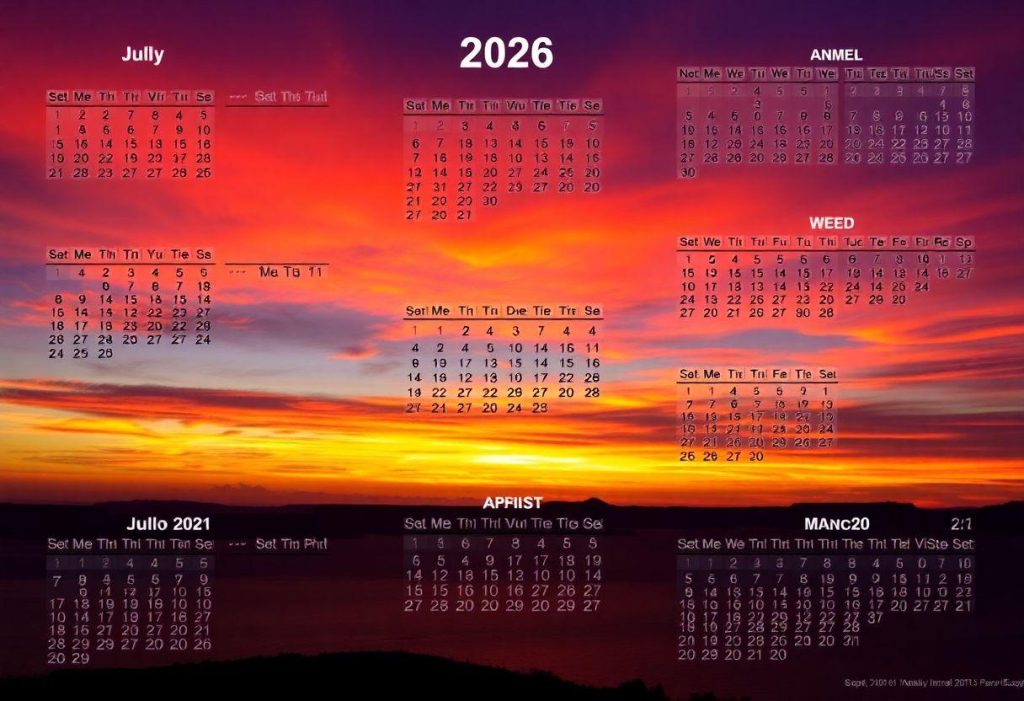 CALENDARIO COM FERIADOS 2026 EXCEL E PDF EDITÁVEL