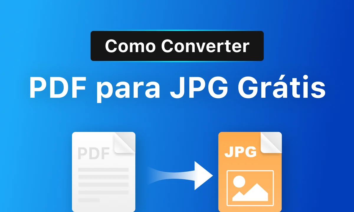 Como Converter PDF em JPG Imagem Online [100% Grátis]