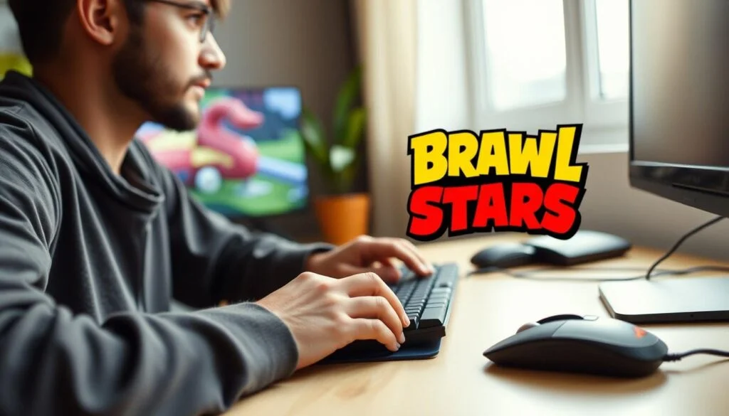 BRAWL STARS PC: COMO JOGAR NO COMPUTADOR COM TECLADO E MOUSE